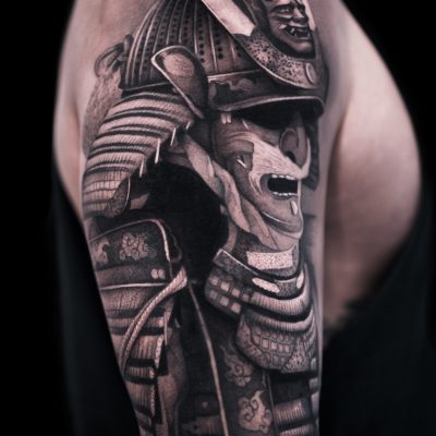Francois-Selfmade-Tattoo-Berlin-Realistic-A-Samurai-Warrior