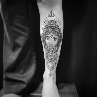 Selfmade-Tattoo-Berlin-Heydude-Vegan-Elephant-Fineline-Ornament-Mandala